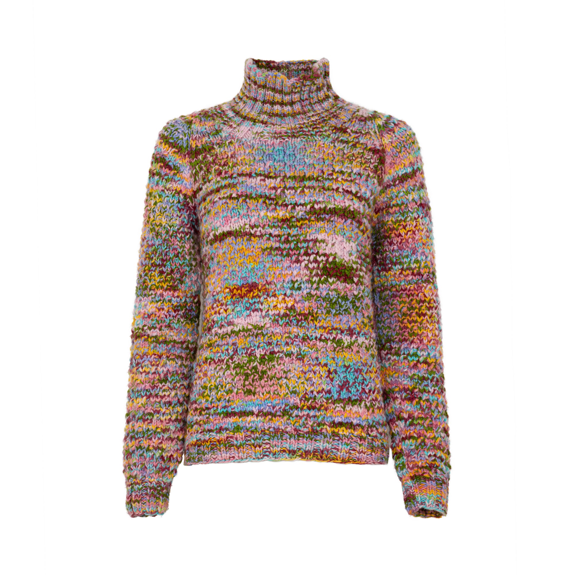 BUTTERFLY SWEATER HIGH NECK