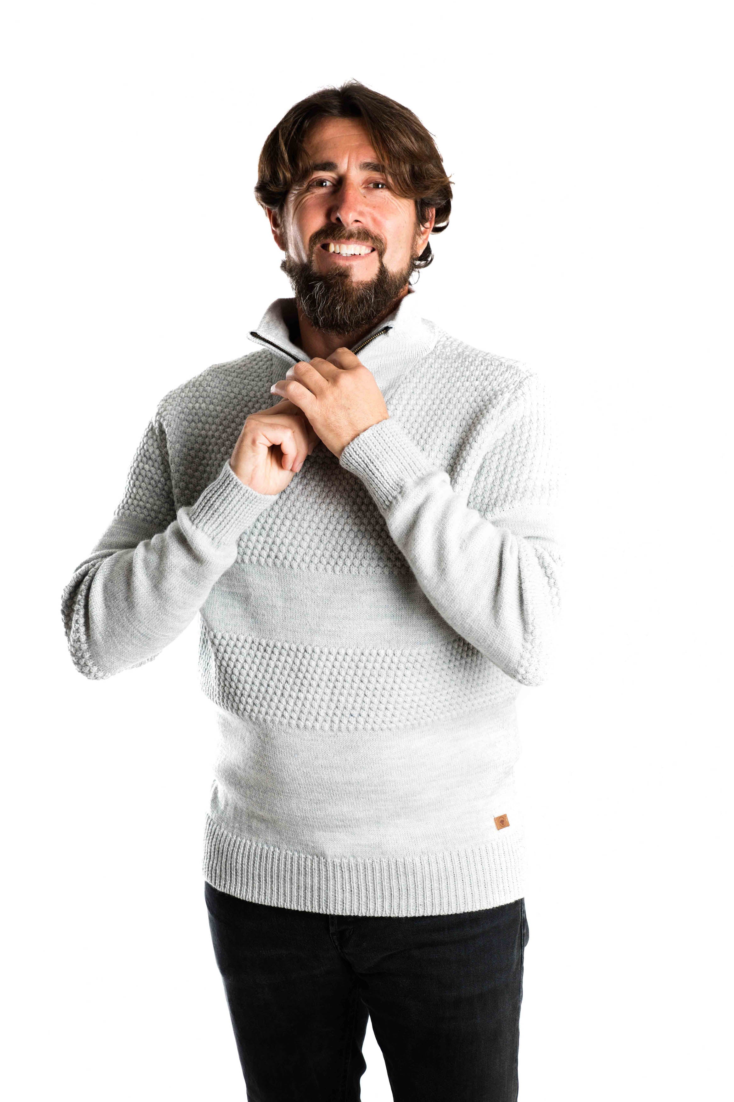 NYHAVN 1/2 ZIP SWEATER