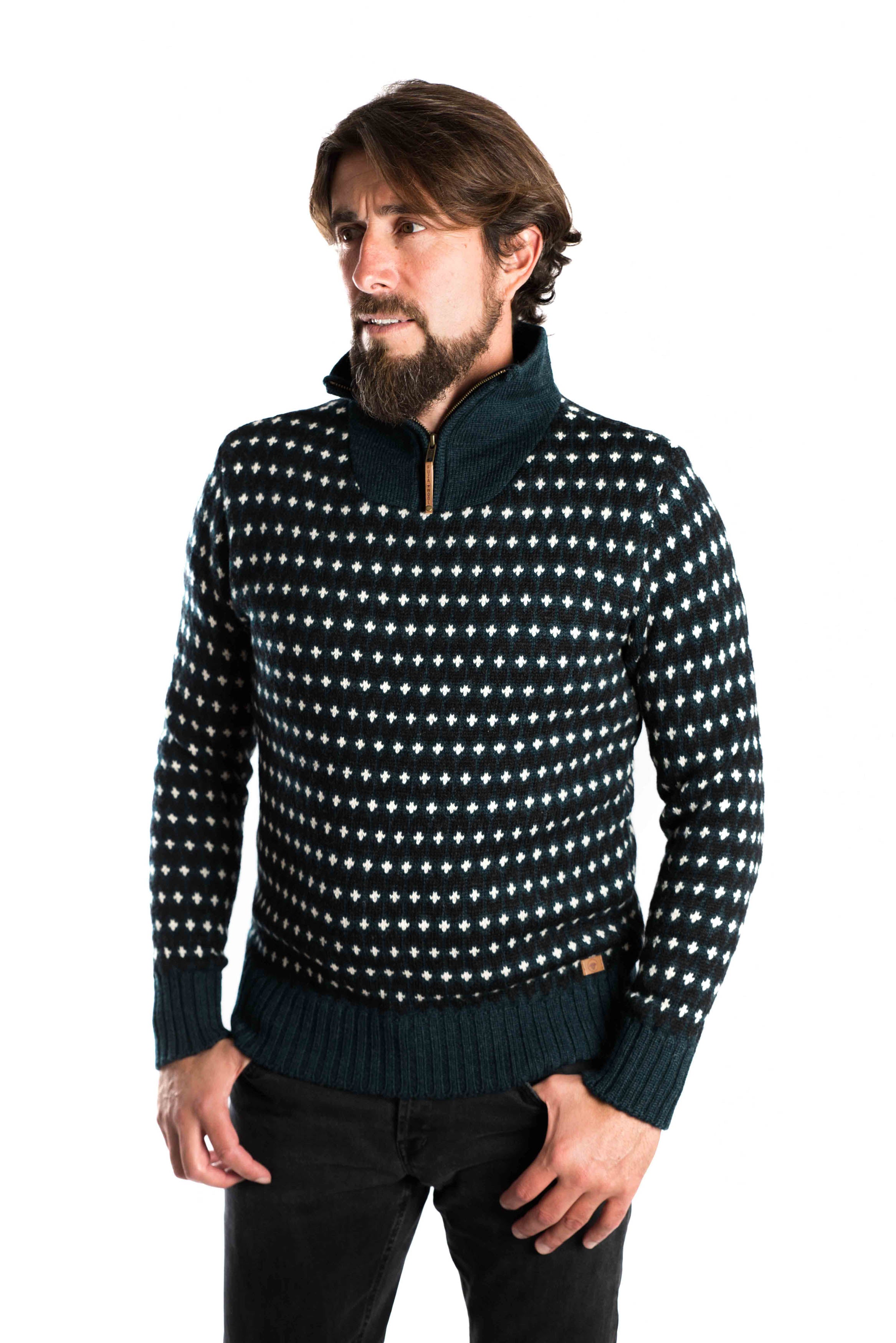 YMER 1/2 ZIP SWEATER