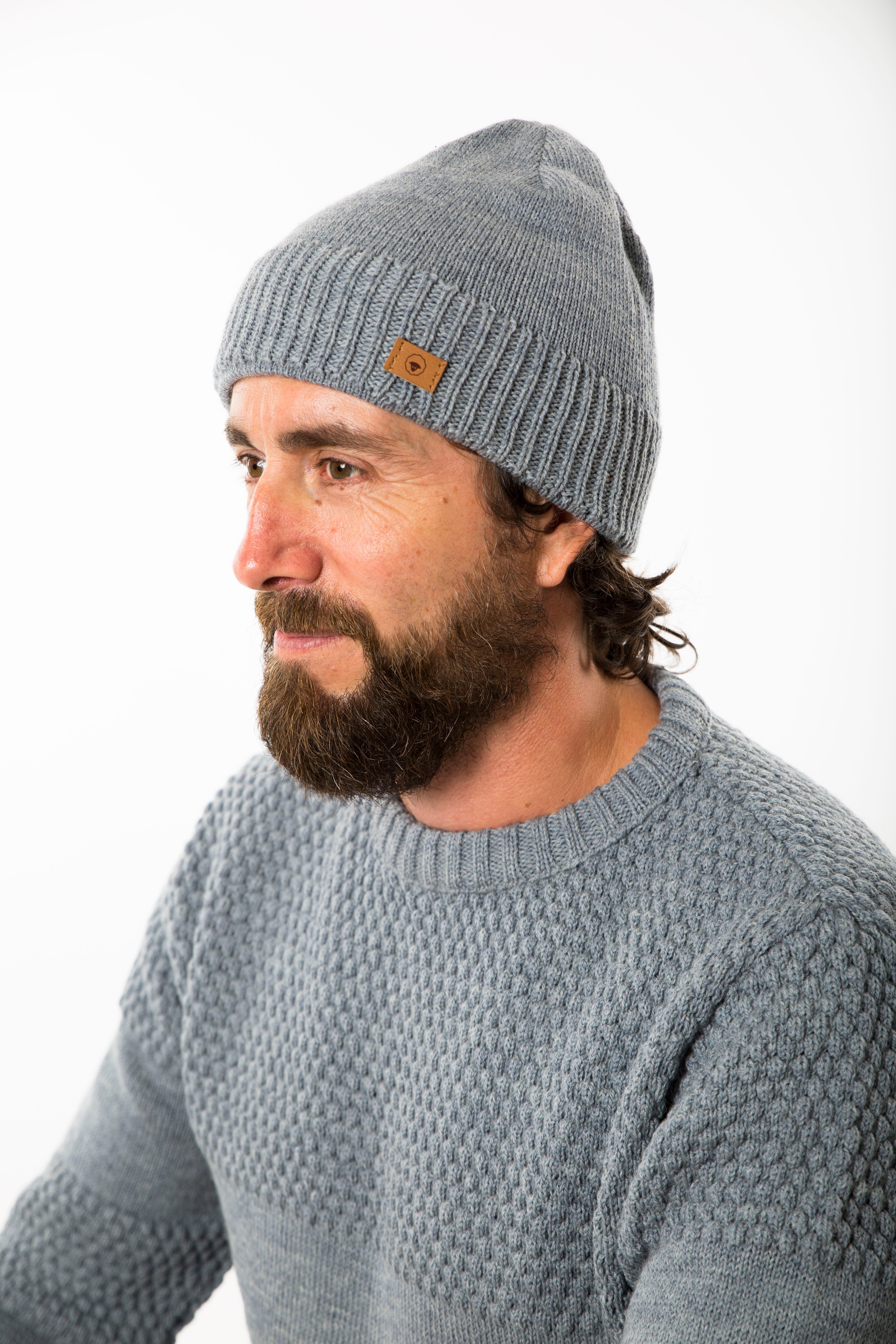 RIB BEANIE REVERSIBLE - Fuza Wool