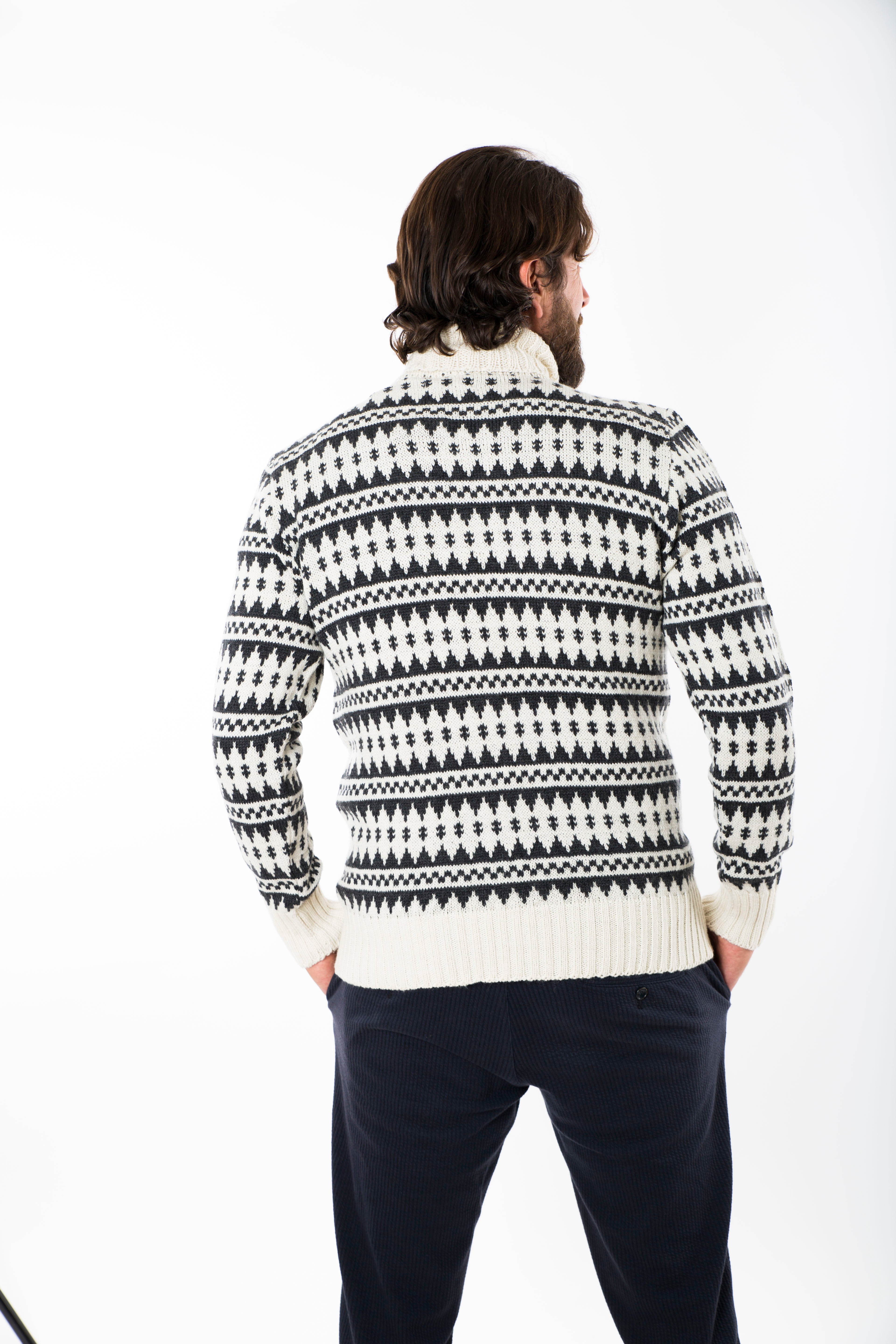 GORM SWEATER HIGH NECK - Fuza Wool