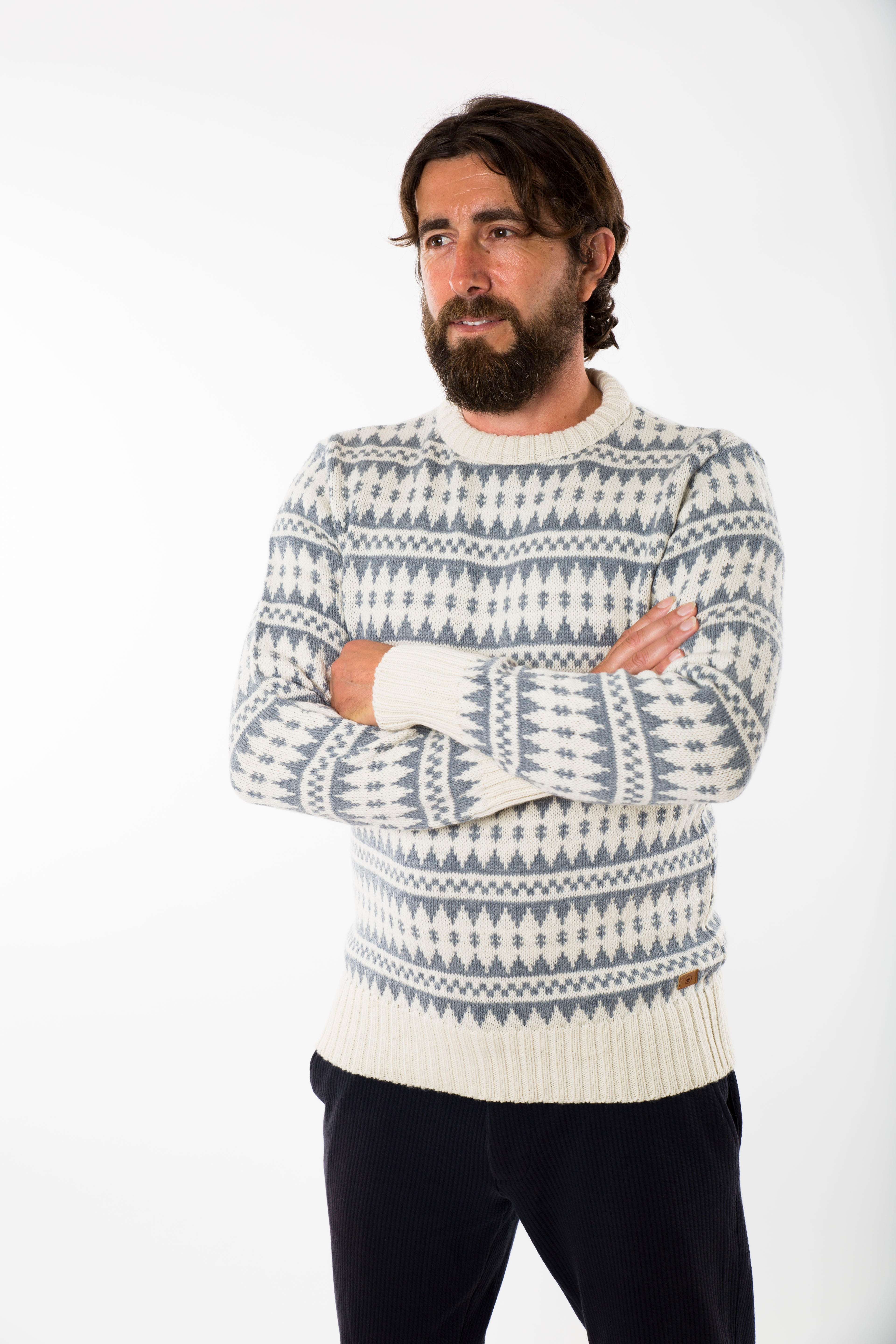 GORM SWEATER ROUND NECK - Fuza Wool