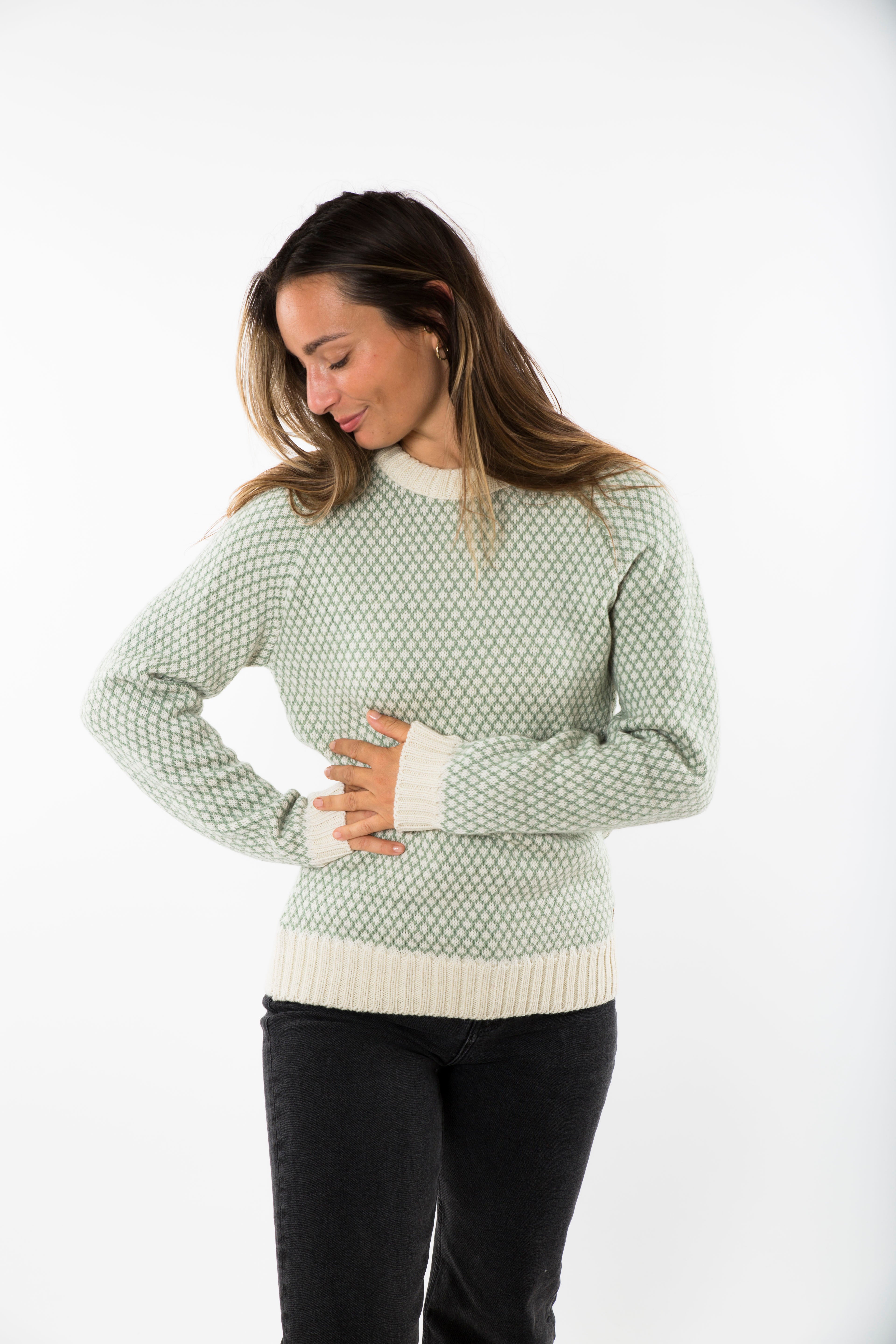 LIV SWEATER ROUND NECK - Fuza Wool