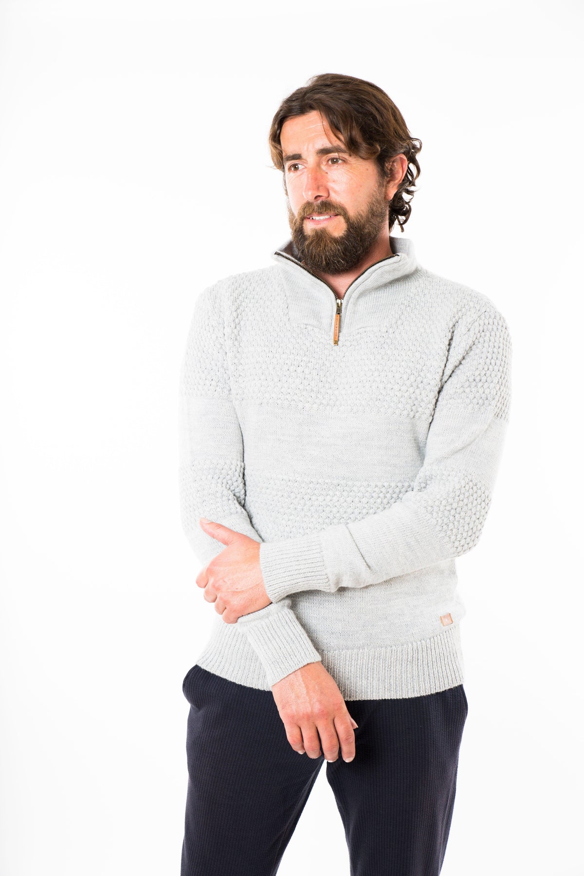 Fuza Wool Uld sweater herre I Køb sweaters fra Fuza Wool her